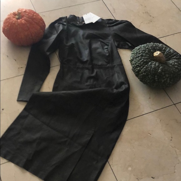 GESTUZ
VILEAGZ LEATHERDRESS
DK 38
Dark Olive NWT - Picture 10 of 15